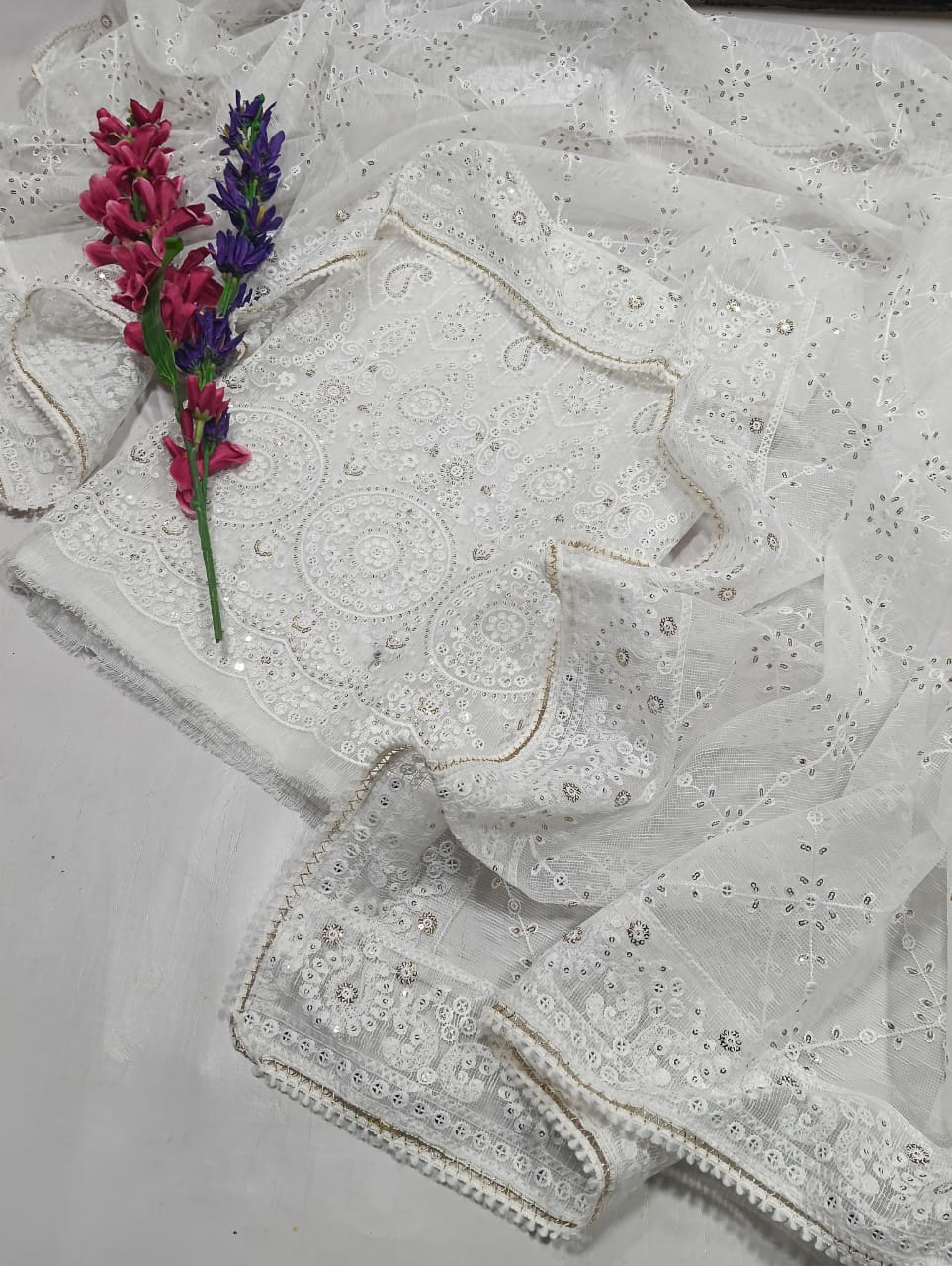 Bareezé style embroidered Khaadi Cotton