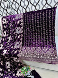 velvet collection with heavy cut work shawl