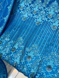 Self embroidery works with sequins 
soft Bamber chiffon
