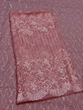 Self embroidery works with sequins 
soft Bamber chiffon